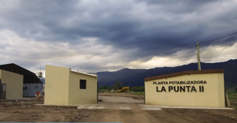 Proyecto ejecutivo, provisión de equipamiento, montaje, diseño y puesta en marcha, Establecimiento Potabilizador La Punta II – Provincia de San Luis.